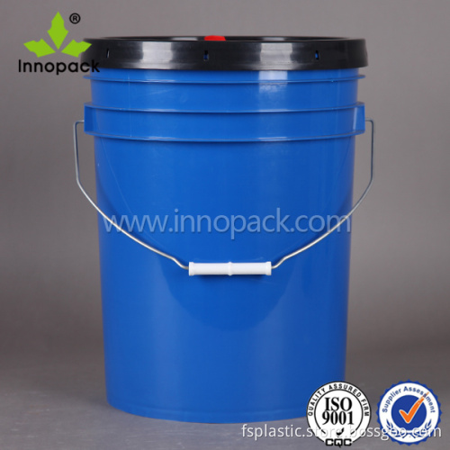 5 gallon oil containers, 20 Liter plasticc pail with spout open lid